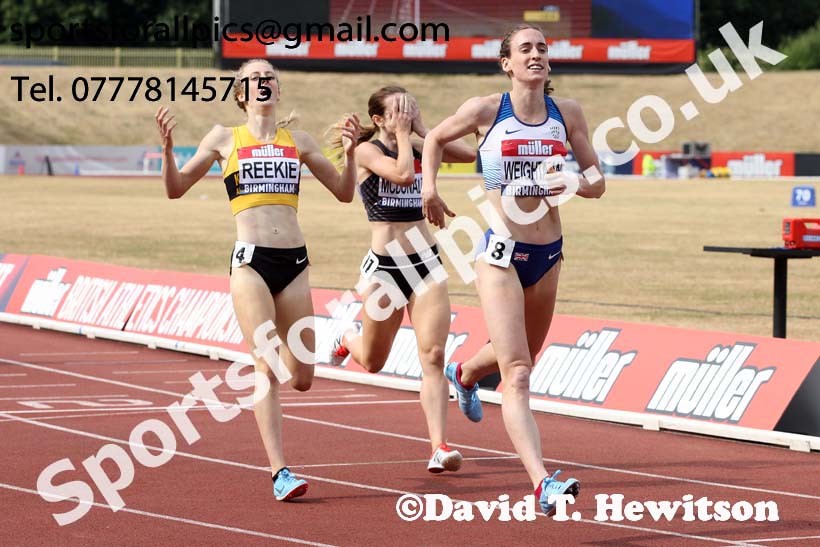 Womens 1500 metres, Muller British Championships, Alexander Stadium, Birmingham. Photo: David T. Hewitson/Sports for All Pics
